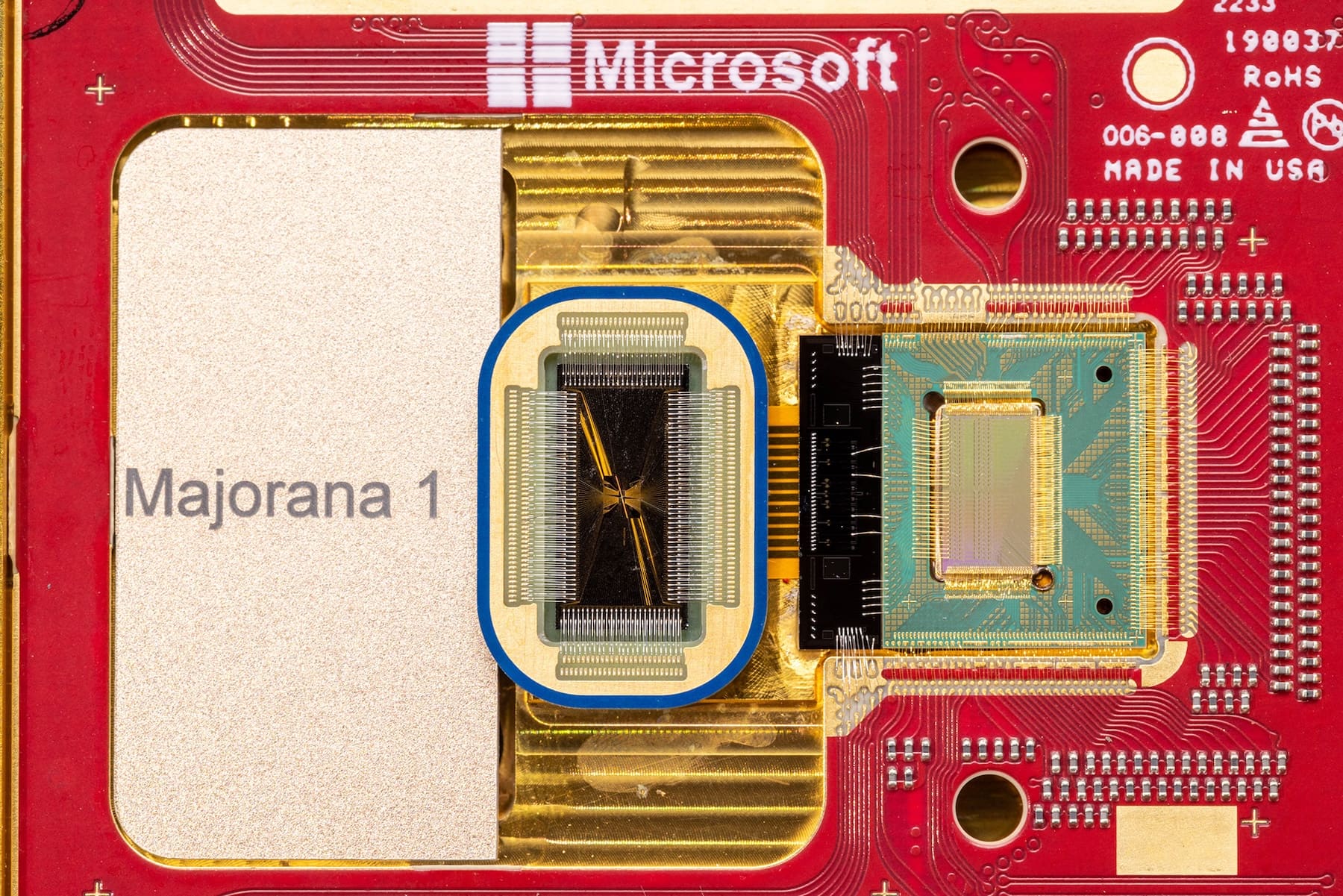 Microsoft Unveils Majorana 1: A Quantum Computing Breakthrough | Majorana 1 detalle chip