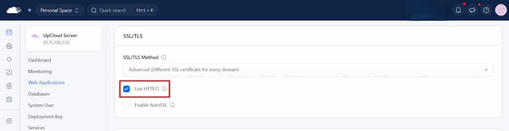 RunCloud Adds Support for HTTP/3, PHP 8.3/8.4, and New WP Canvas API Endpoint | runcloud http3