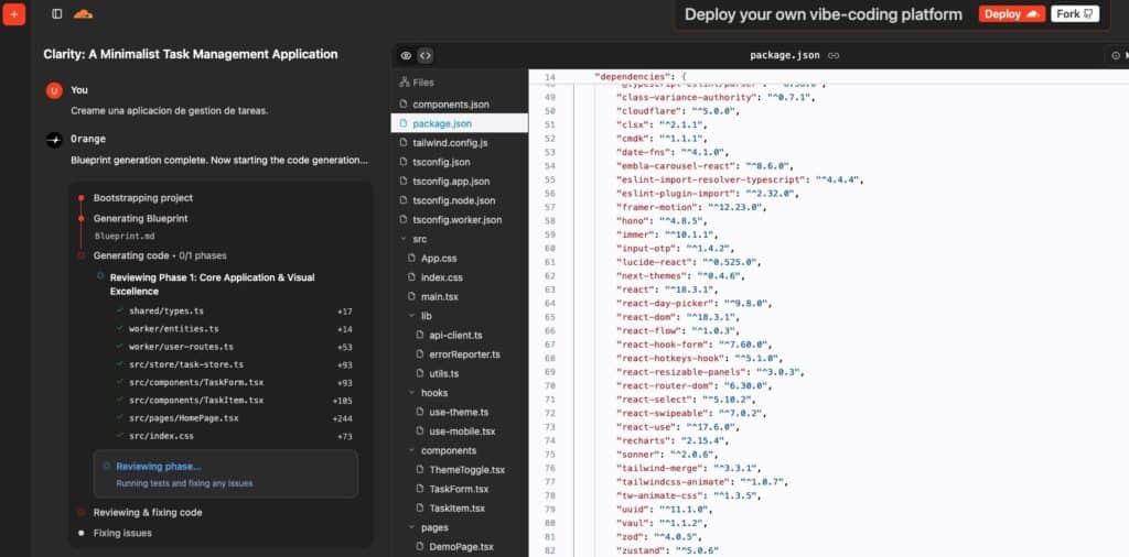 Cloudflare’s VibeSDK puts “vibe-coding” in the wild: how Clarity, a minimalist tasks app, went from prompt to production in minutes | vibeSDF bulid cloudflare