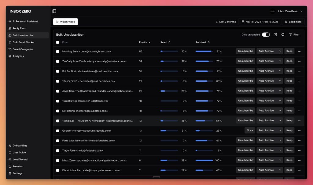 Inbox Zero: the open-source AI email assistant that promises a clean inbox without giving up privacy | inbox zero bulk unsubscriber