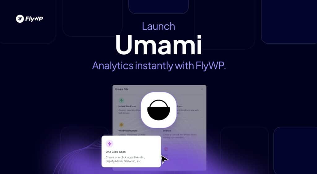 FlyWP Expands One-Click Apps and Adds Deeper Monitoring in v2025.33 | Launch Umami Analytics instantly with FlyWP