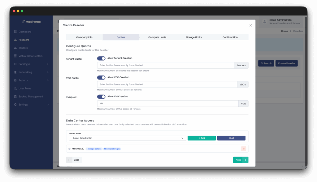 MultiPortal 1.1.1: more reseller autonomy, faster reporting, and a new staged release cadence | multiportal reseller quota