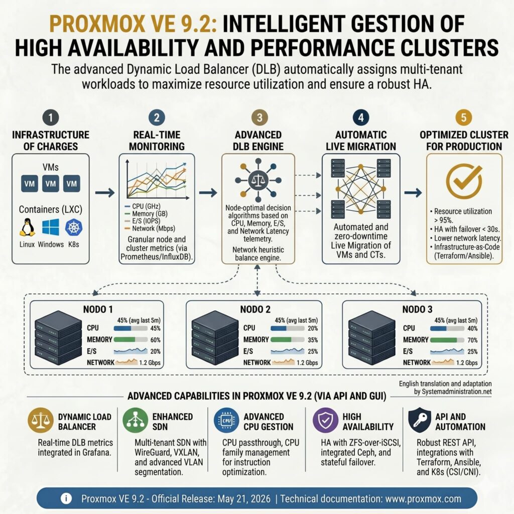 Proxmox VE 9.2 brings smarter clustering to open source infrastructure | cluster proxmox 9 2